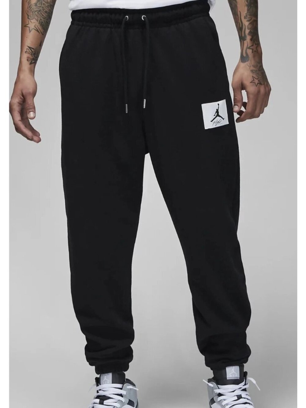 Men's Air Jordan Flight Essential Fleece Sweatpants Black DA9812-010 Size XL